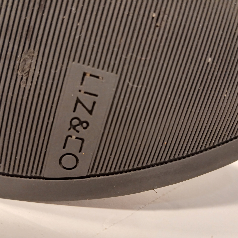 Brown Leather Heeled Boots, Liz And Co, Funky Sexy Fun Vibe,4 Inch Heel Size 8.5 - Picture 13 of 15